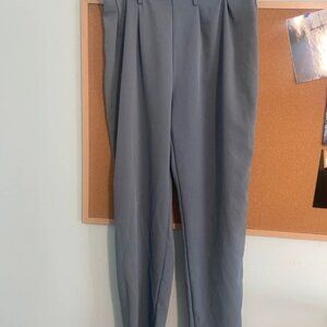 Blue trouser dress pants